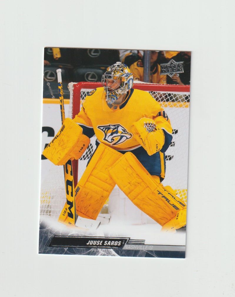 2022-23 Upper Deck #105 Juuse Saros