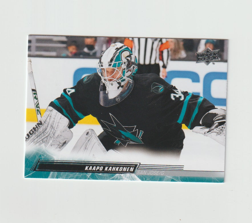 2022-23 Upper Deck #145 Kaapo Kahkonen