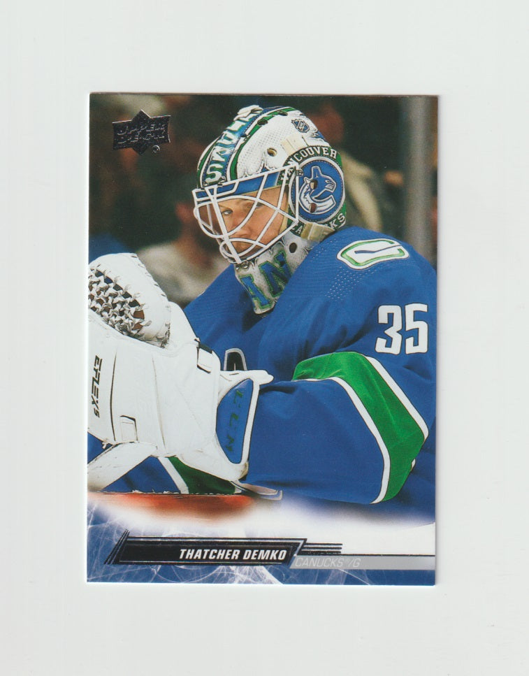 2022-23 Upper Deck #174 Thatcher Demko