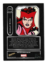 Load image into Gallery viewer, 2022 Spider-Man Metal Universe High Series #172 Scarlet Witch
