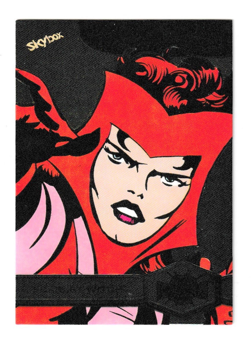 2022 Spider-Man Metal Universe High Series #172 Scarlet Witch