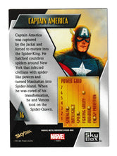 Load image into Gallery viewer, 2022 Spider-Man Metal Universe Light FX Gold #16 Captain America
