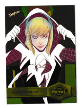 Load image into Gallery viewer, 2022 Spider-Man Metal Universe Light FX Yellow #128 Ghost-Spider
