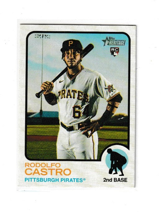 2022 Topps Heritage Rookie #165 Rodolfo Castro