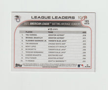 Load image into Gallery viewer, 2022 Topps Vintage Stock #165 Vladimir Guerrero Jr, Yuli Gurriel &amp; Michael Brantley

