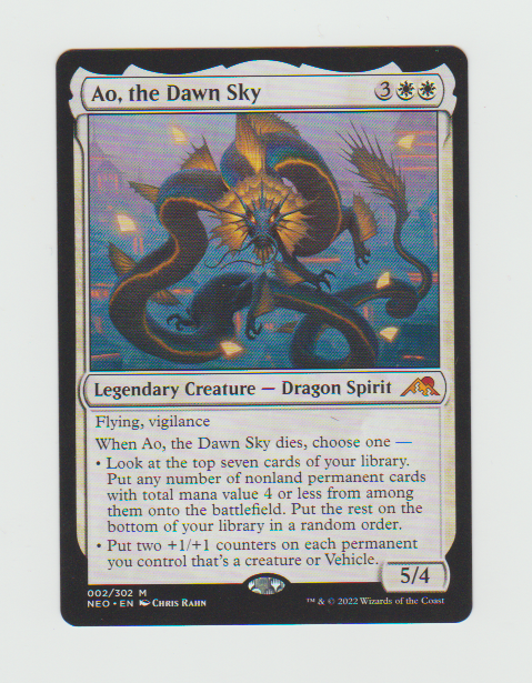 Kamigawa Neon Dynasty Ao, the Dawn Sky