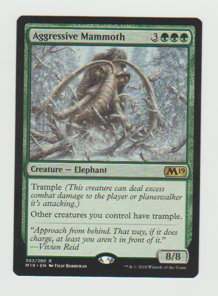 Core Set 2019 Aggressive Mammoth