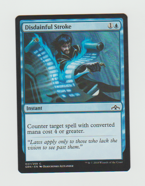 Guilds of Ravnica Disdainful Stroke