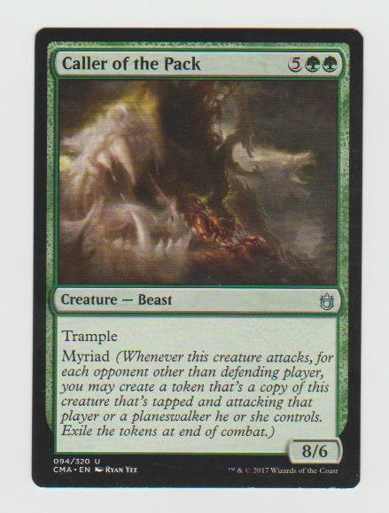 Commander Anthologies Caller of the Pack