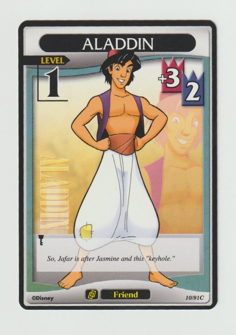 2007 Kingdom Hearts Base Set Level 1 #10/91 Aladdin