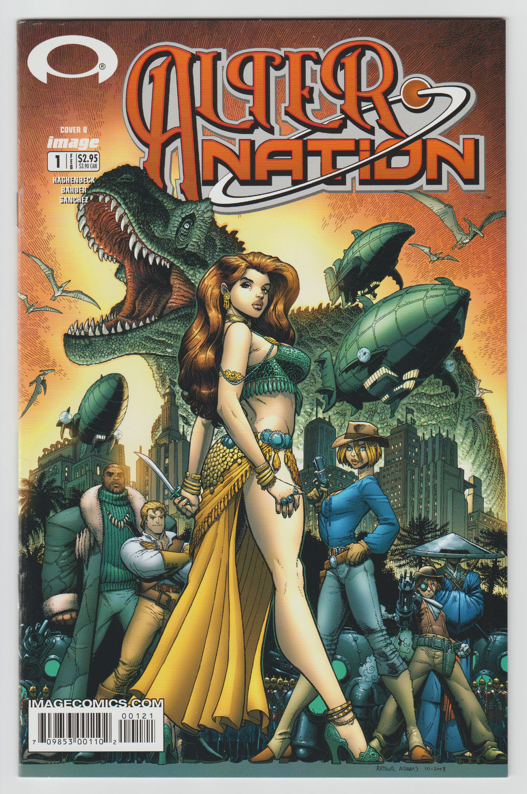 Alter Nation #1 Arthur Adams variant cover