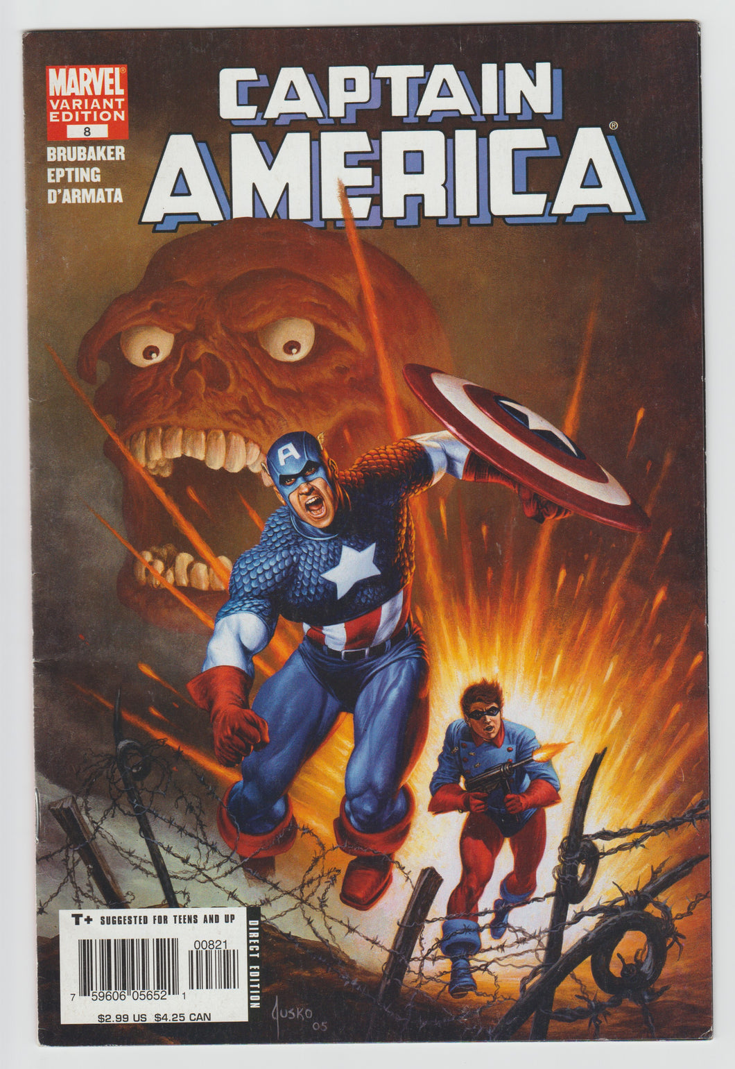 Captain America v5 #8 variant