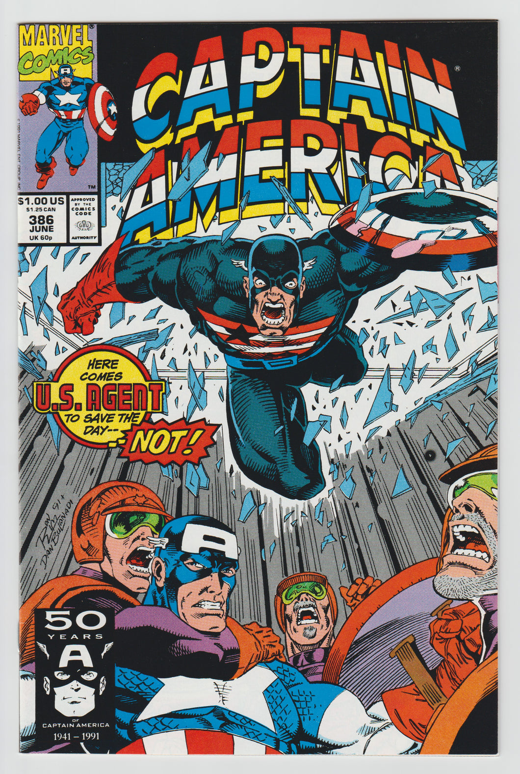 Captain America #386