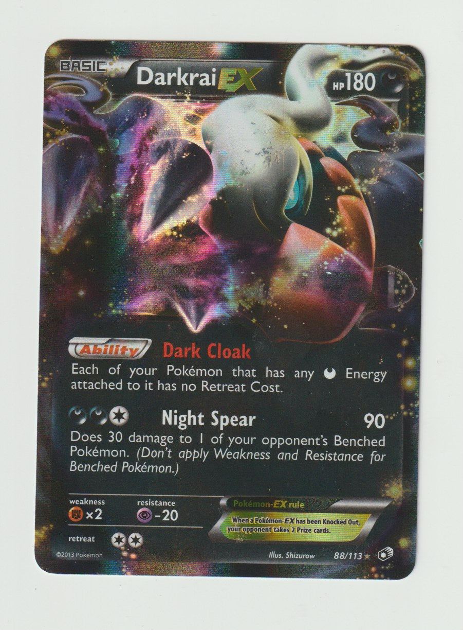 2013 Black and White Legendary Treasures #88/113 Darkrai EX