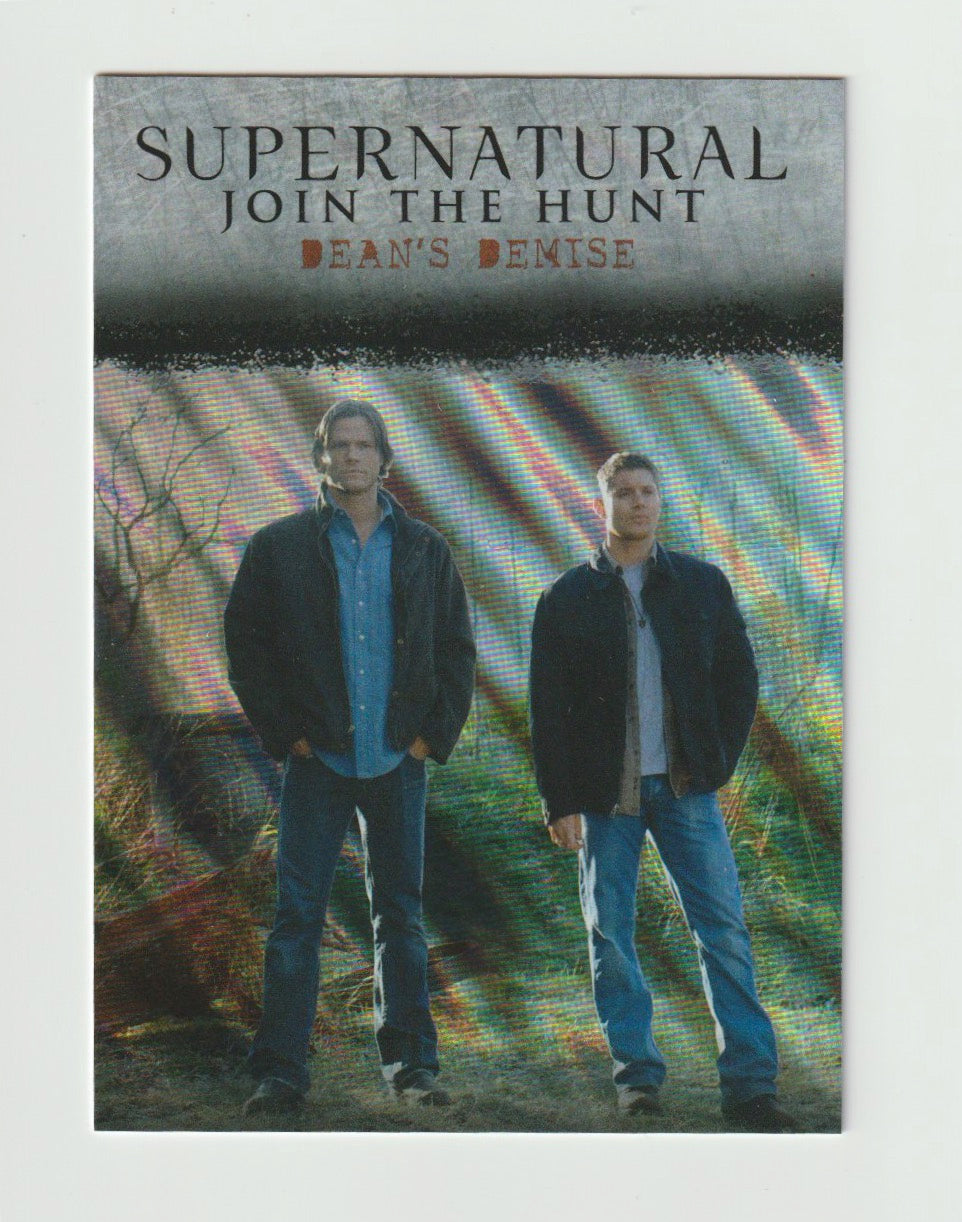 2014 Supernatural Seasons 1-3 Winchester Brothers Mega Moon Lava #J9 Dean's Demise