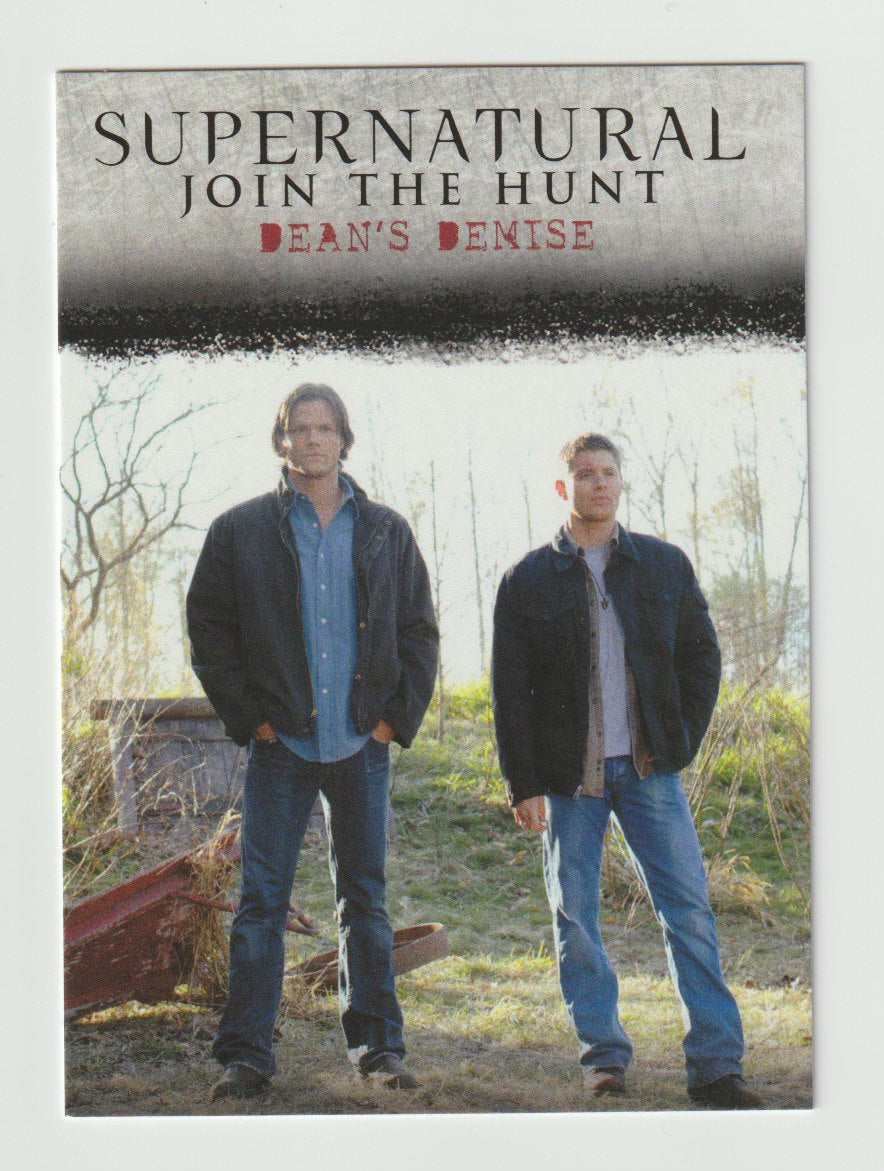 2014 Supernatural Seasons 1-3 Winchester Brothers #J9 Dean's Demise