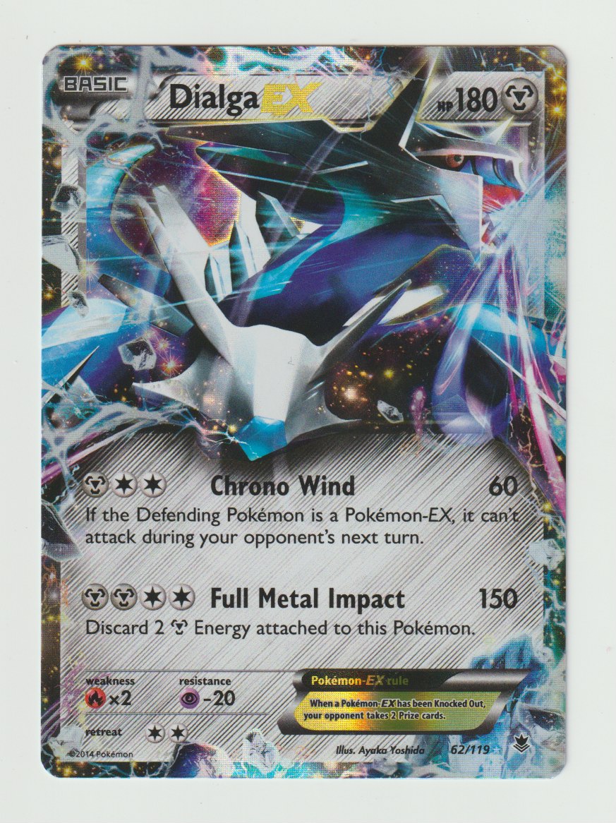 2014 XY Phantom Forces #62/119 Dialga EX