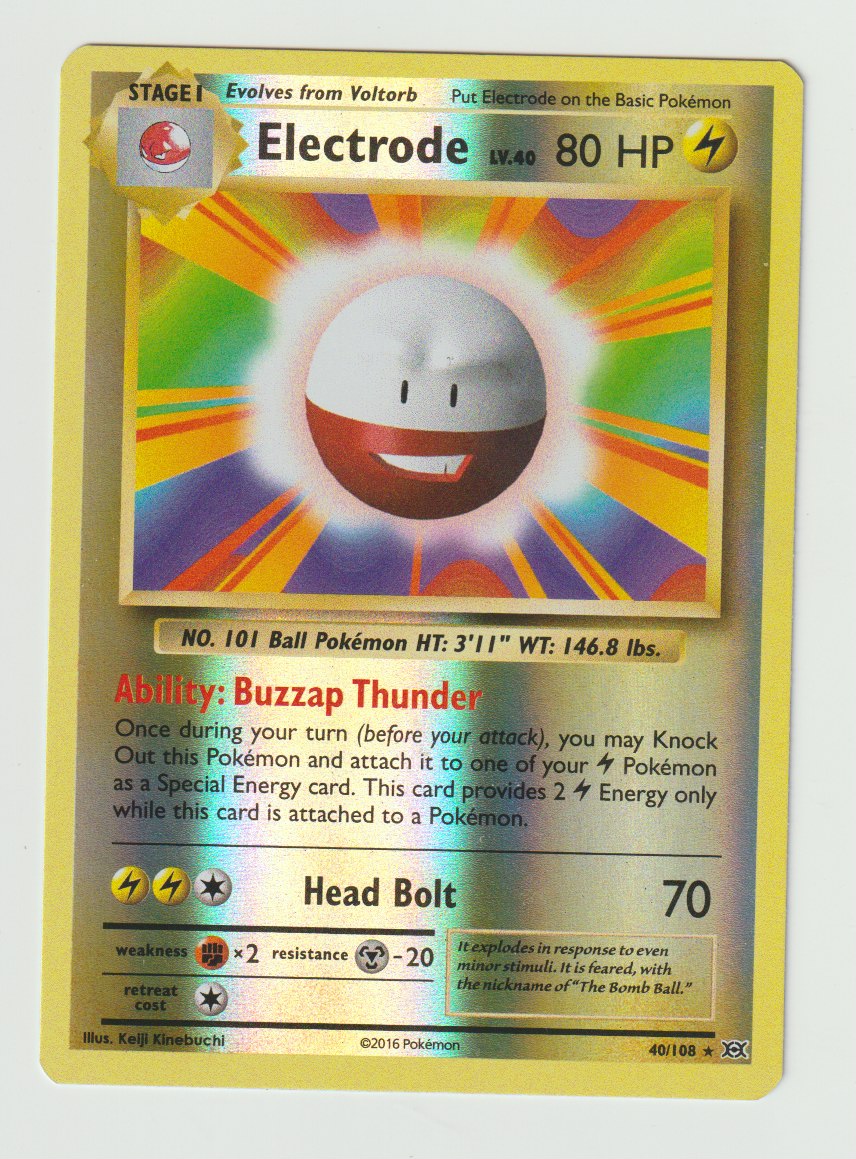 2016 XY Evolutions #40/108 Electrode