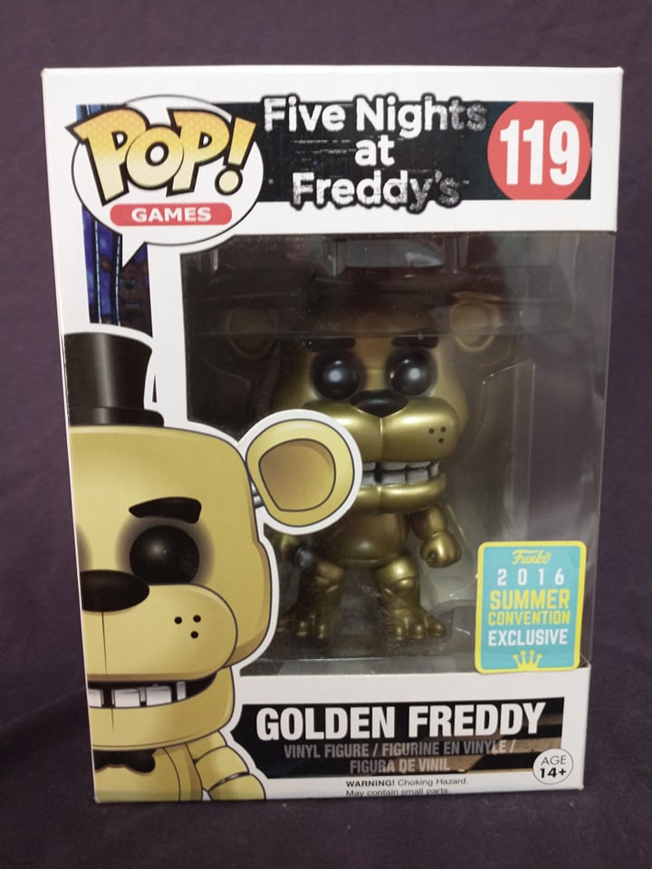 2016 Five Nights at Freddys #119 Golden Freddy