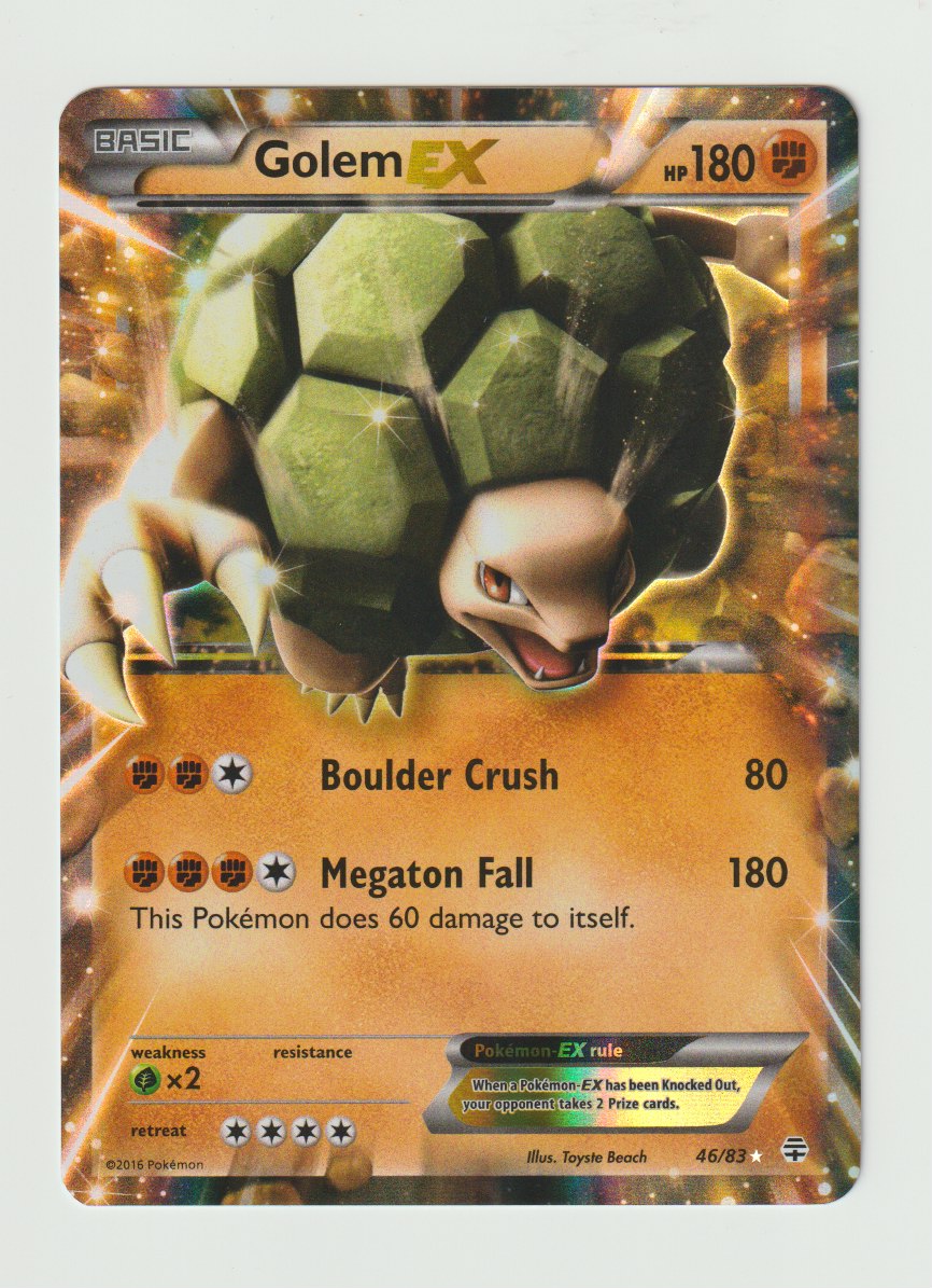 2016 XY Generations #46/83 Golem EX