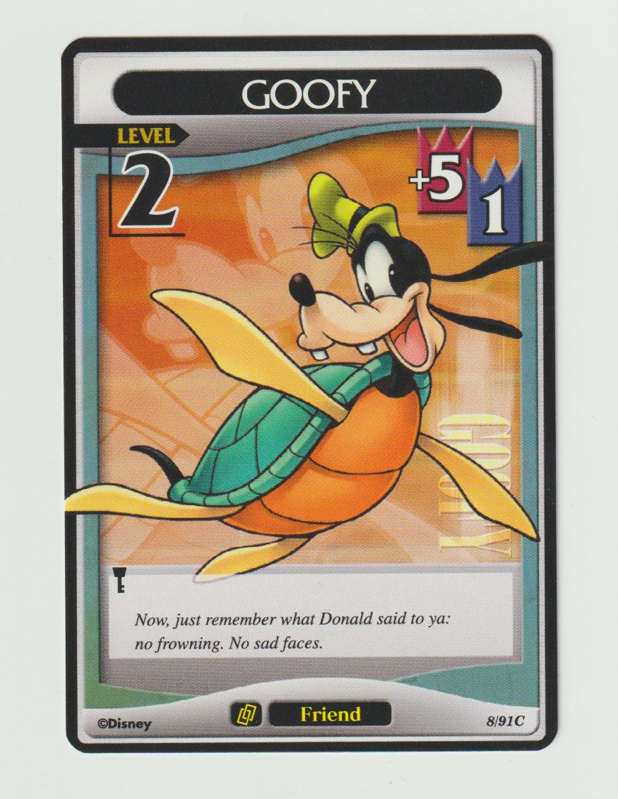 2007 Kingdom Hearts Base Set Level 2 #8/91 Goofy