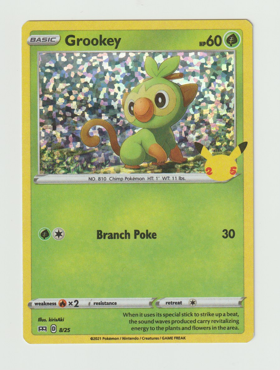 2021 McDonald's 25th Anniversary Promos #8/25 Grookey