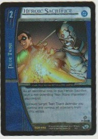 2004 DC Origins 1st Ed. Reverse Holo Foil #DOR-056 Heroic Sacrifice