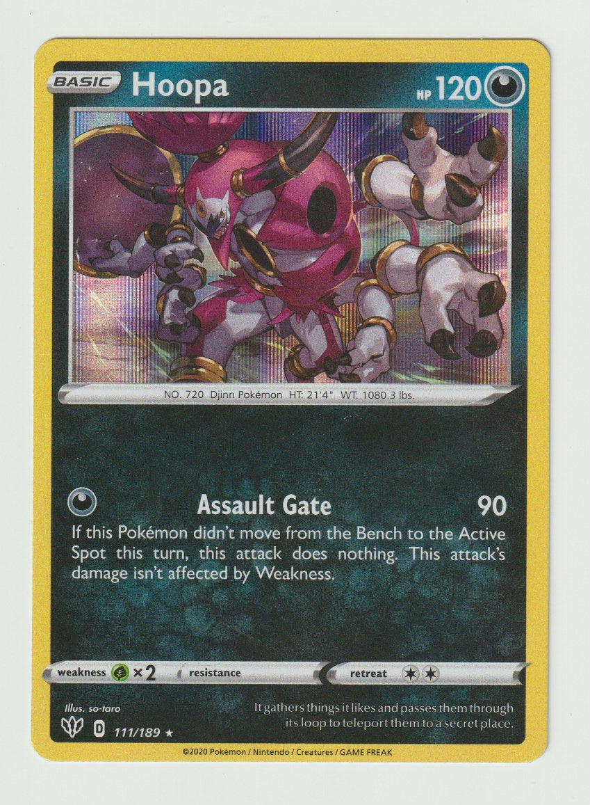 2020 Sword & Shield Darkness Ablaze 111/189 Hoopa