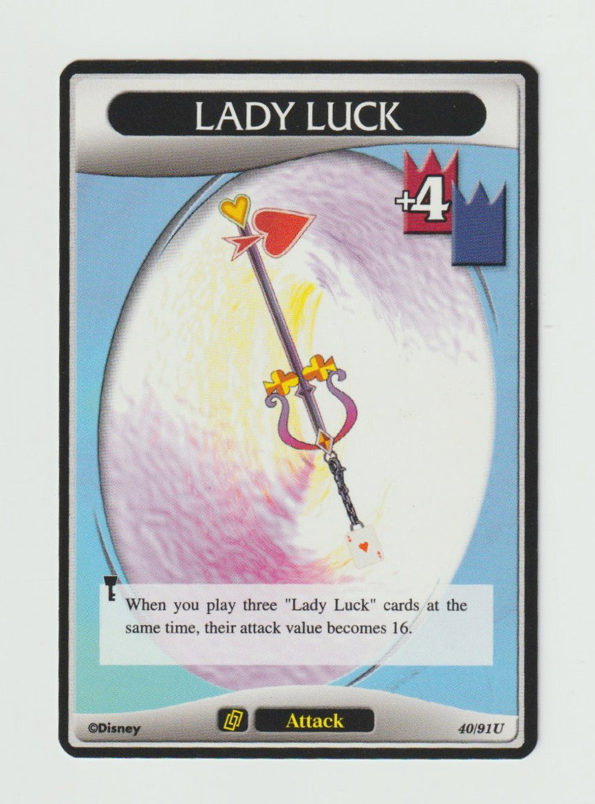 2007 Kingdom Hearts Base Set #40/91 Lady Luck