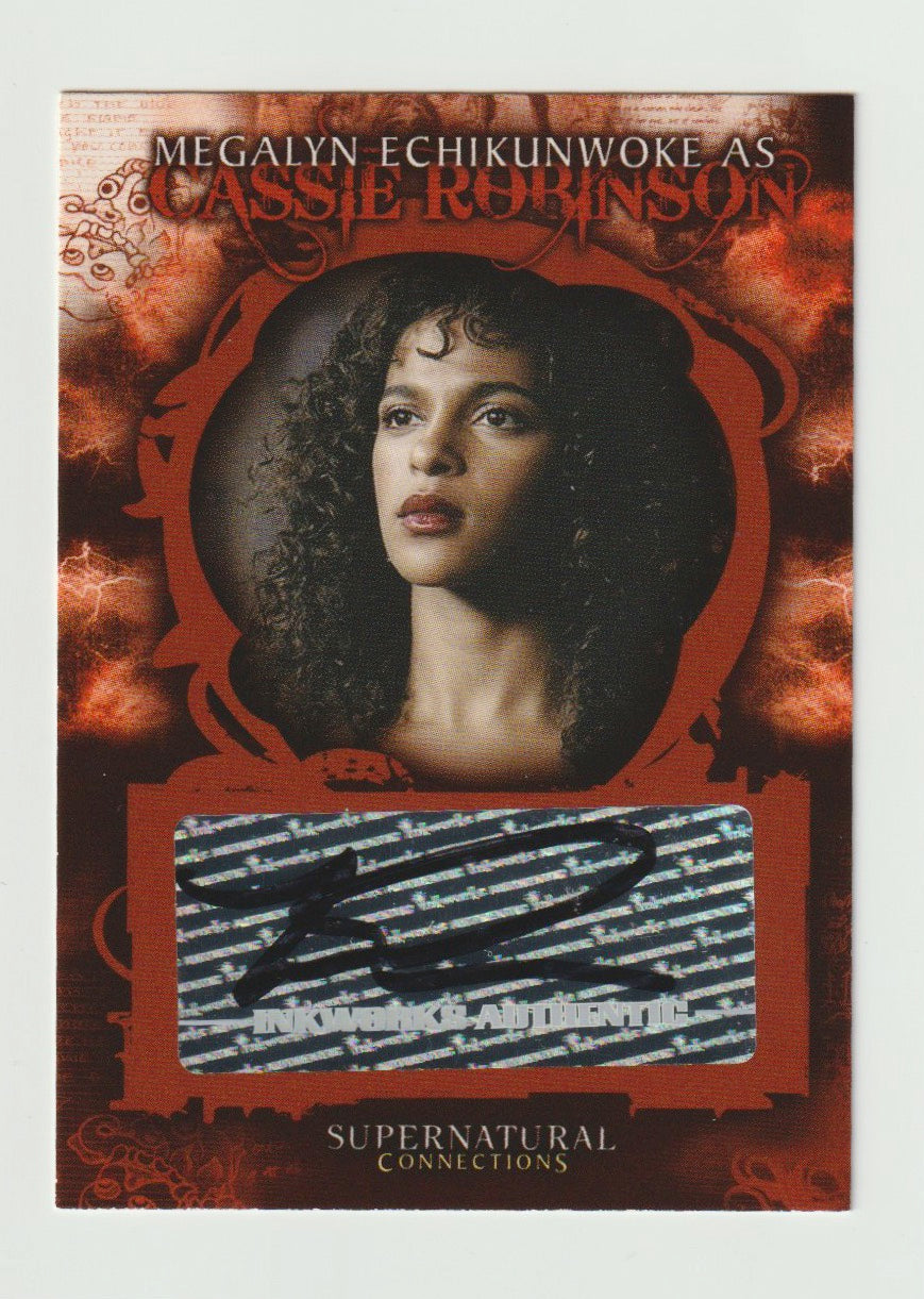 2008 Supernatural Connections Autograph #A-5 Megalyn Echikunwoke as Cassie Robinson