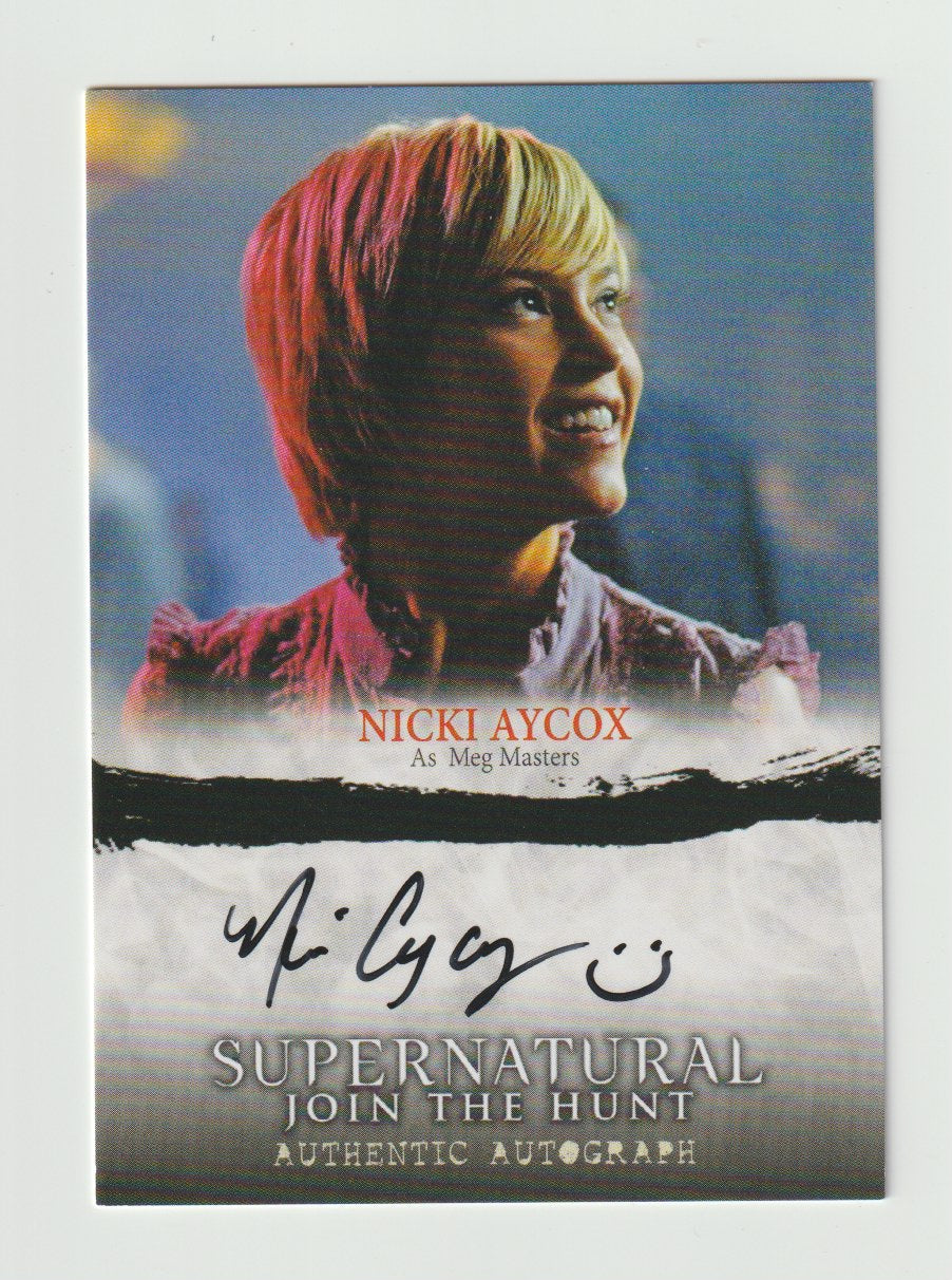 2014 Supernatural Seasons 1-3 Autographs #A07 Nicki Aycox as Meg Masters