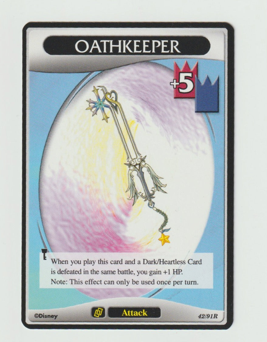 2007 Kingdom Hearts Base Set #42/91 Oathkeeper