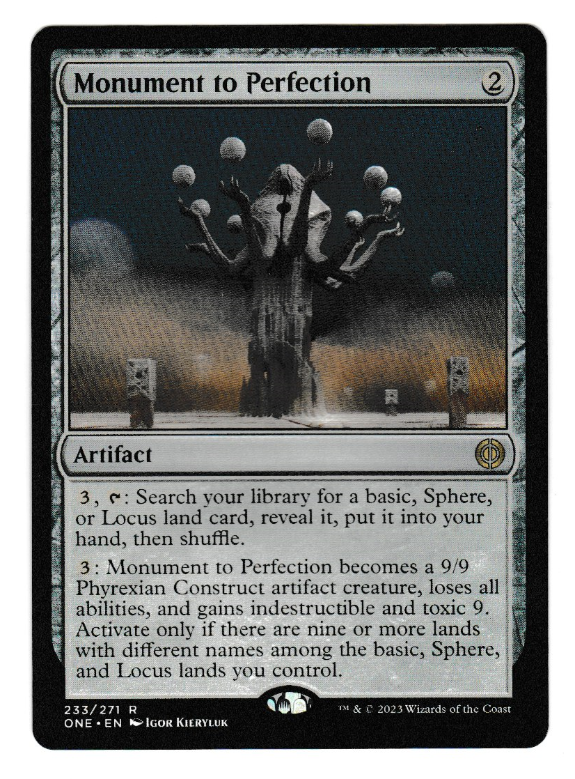 Phyrexia: All Will Be One Monument to Perfection