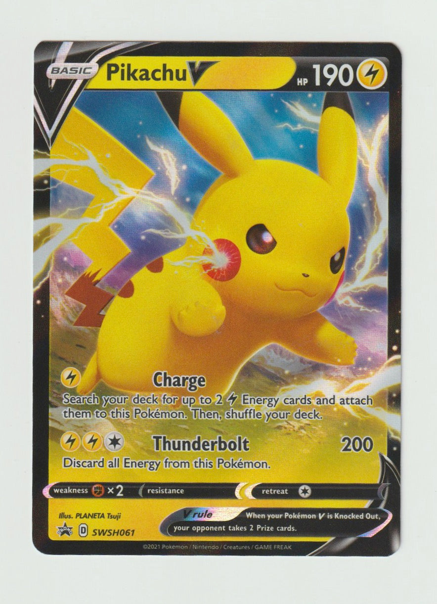 2021 Sword & Shield Promos #SWSH061 Pikachu V