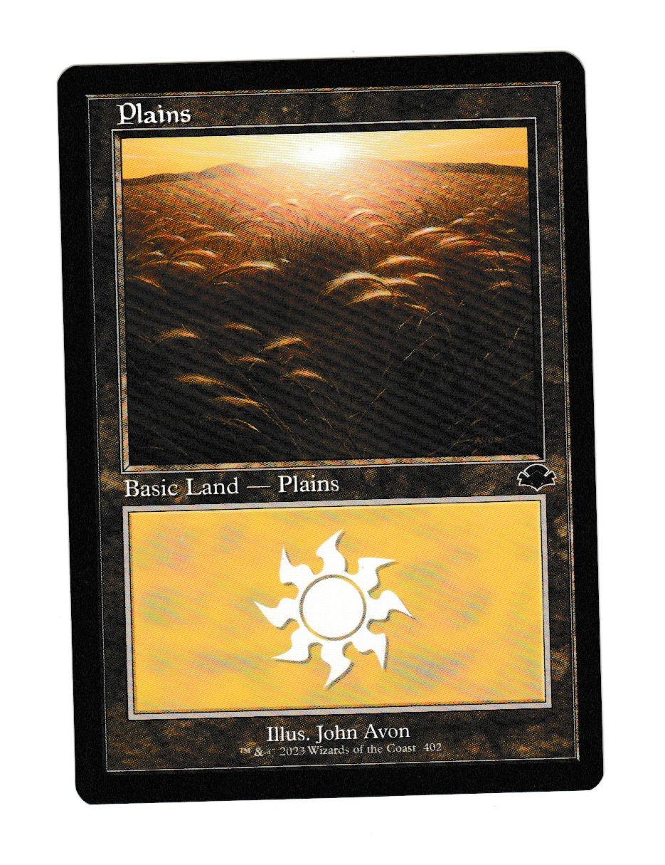 Dominaria Remastered Plains (402) Retro Border