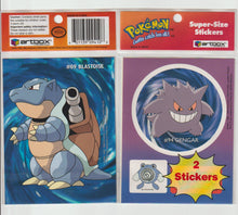 Load image into Gallery viewer, Pokemon Vintage Super-Size Stickers
