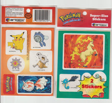 Load image into Gallery viewer, Pokemon Vintage Super-Size Stickers
