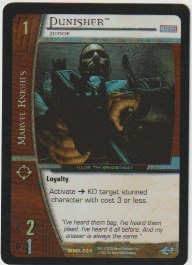 2005 Marvel Knights Unl. Reverse Holo Foil #MMK-024 Punisher, Judge