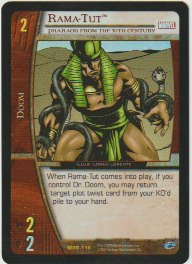 2004 Marvel Origins Unl. Reverse Holo Foil #MOR-116 Rama-Tut, Pharaoh from the 10th Century