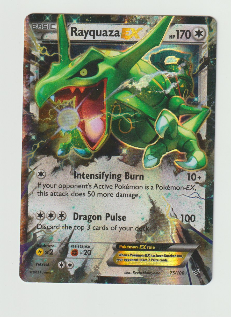 2015 XY Roaring Skies #75/108 Rayquaza EX