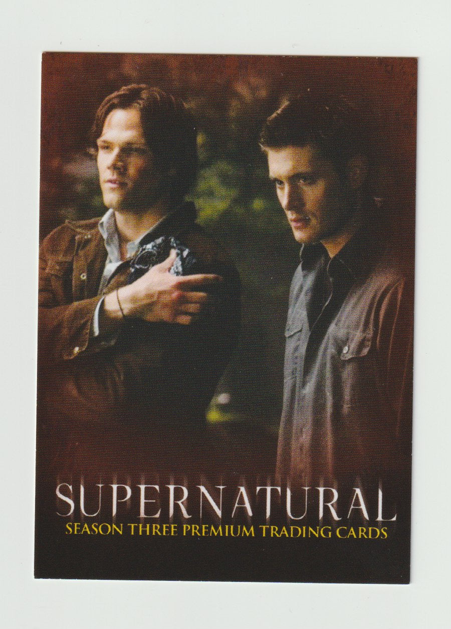 2008 Supernatural Season 3 Promo #P-UK Sam & Dean