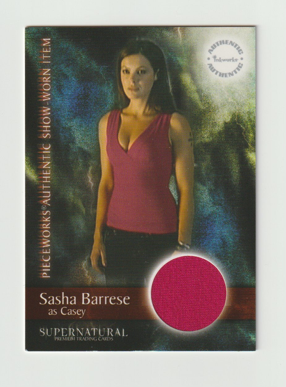 2008 Supernatural Season 3 Pieceworks #PW-11 Sasha Barrese as Casey