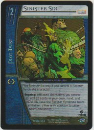 2004 Web of Spider-Man 1st Ed. Uncommon Foil #MSM-159 Sinister Six