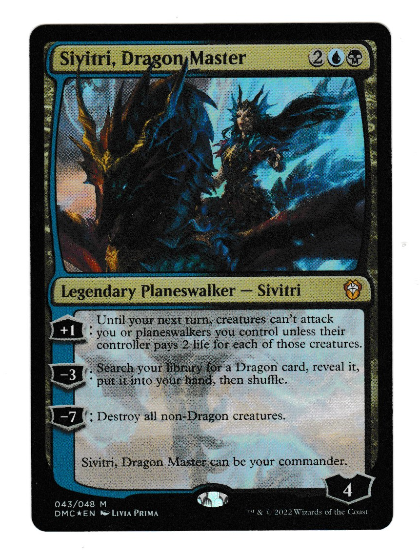 Dominaria United Commander Sivitri, Dragon Master Foil