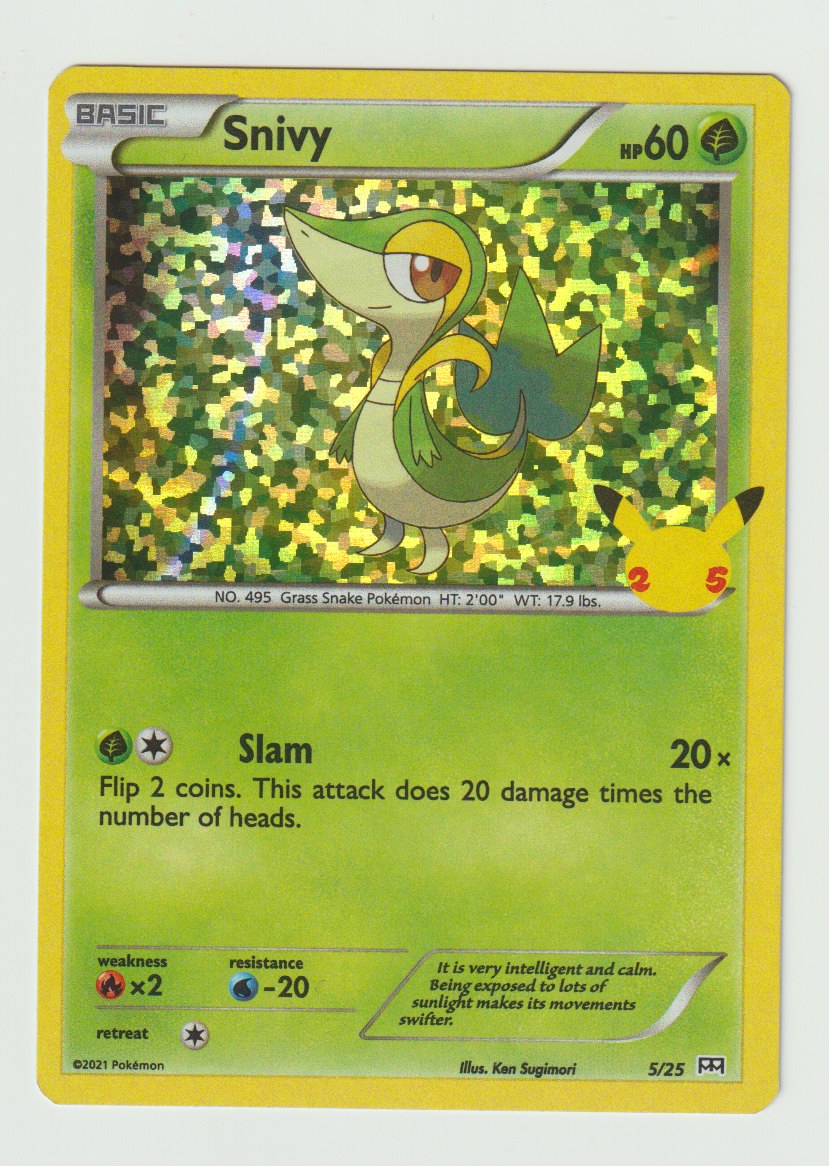 2021 McDonald's 25th Anniversary Promos #5/25 Snivy