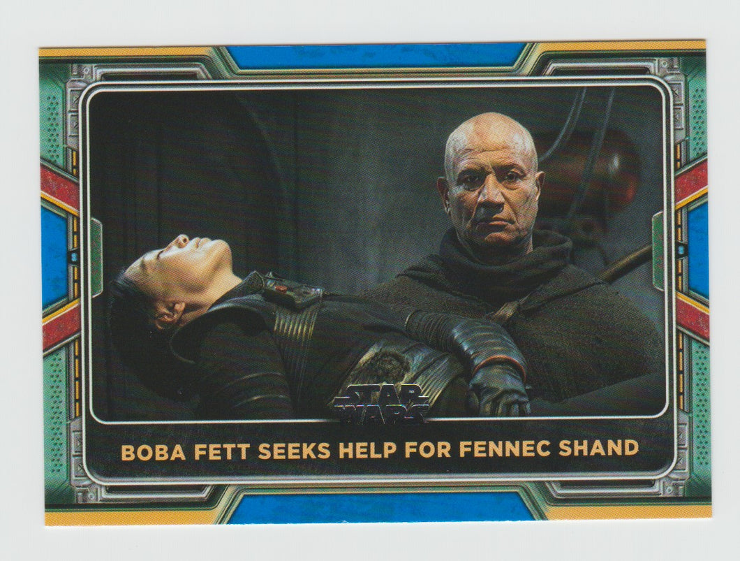 2022 Star Wars The Book of Boba Fett Season 1 Blue #52