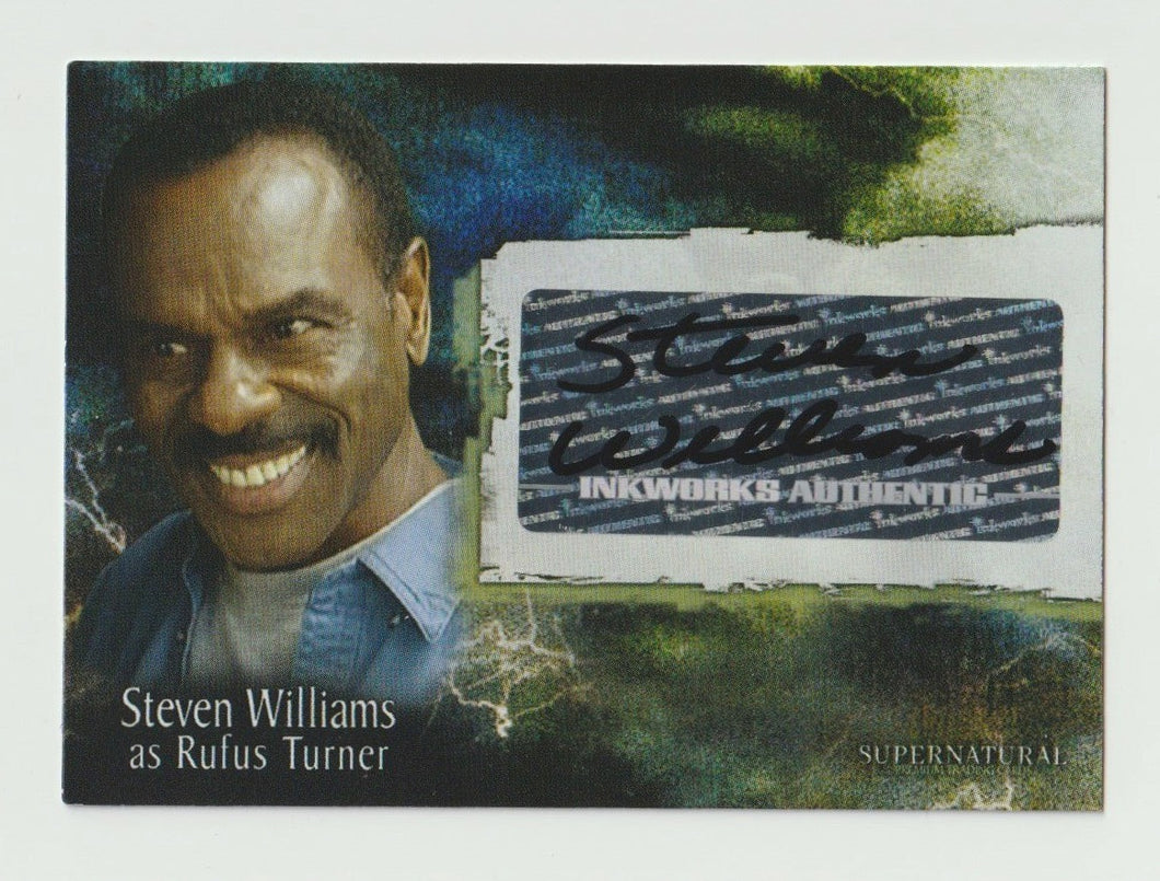 2008 Supernatural Season 3 Autographs #A-22 Steven Williams as Rufus Turner