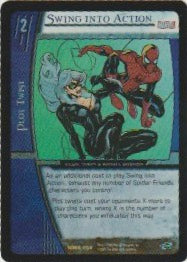 2005 Marvel Knights Unl. Reverse Holo Foil #MMK-202 Swing into Action