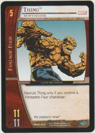 2004 Marvel Origins Unl. #MOR-063 Thing, Heavy Hitter