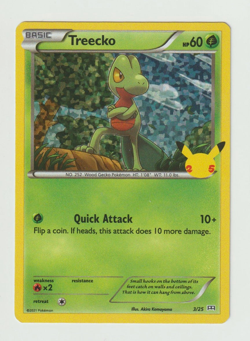 2021 McDonald's 25th Anniversary Promos #3/25 Treecko